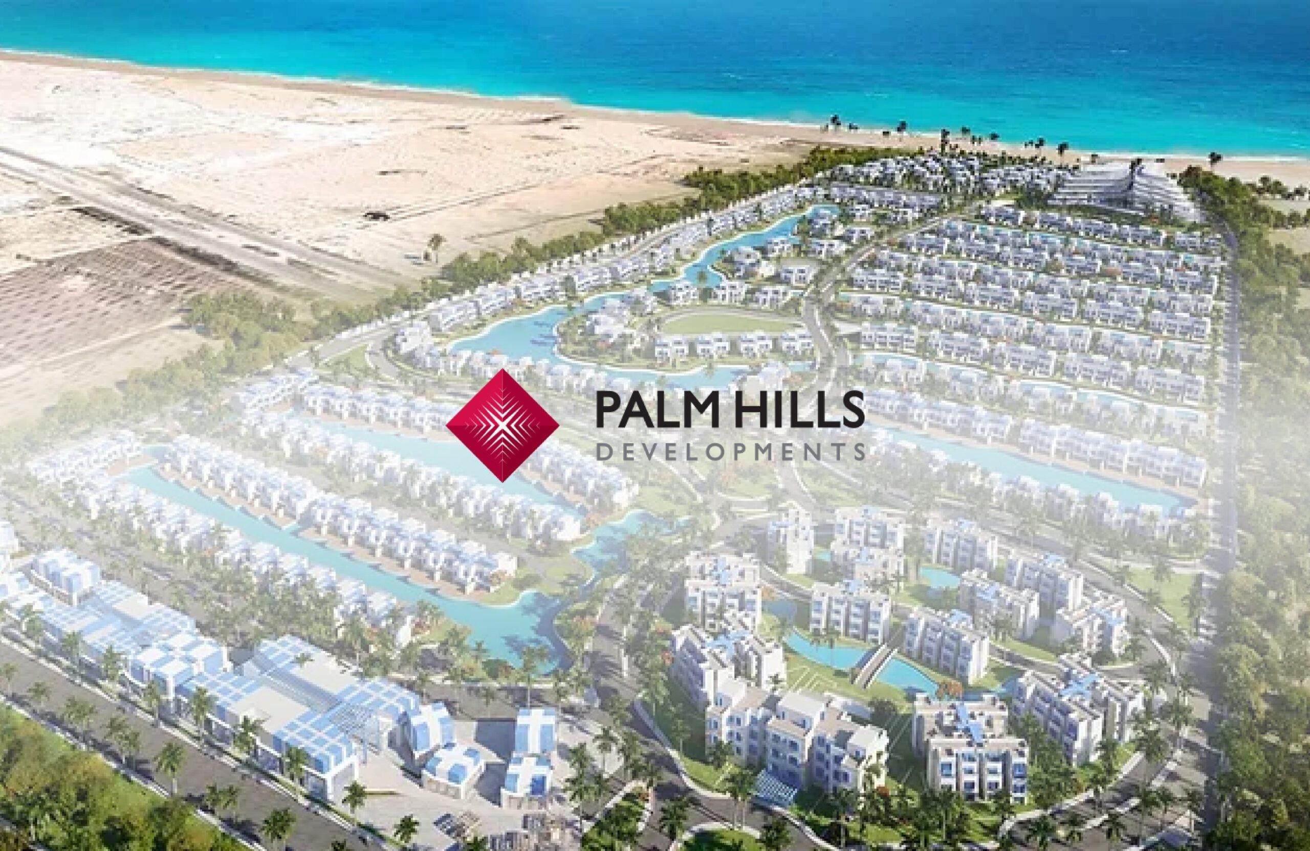 An apartment in Palm Hills with a low down payment and a monthly installment of 11,000 EGP.